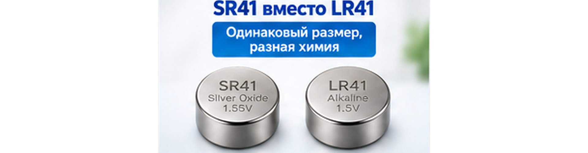 Можно ли заменить LR41 на SR41 в электронном градуснике