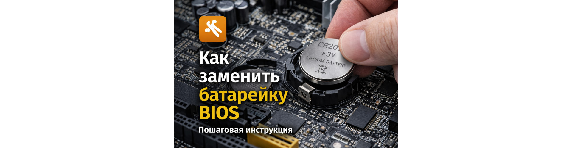 Как заменить батарейку BIOS на материнской плате