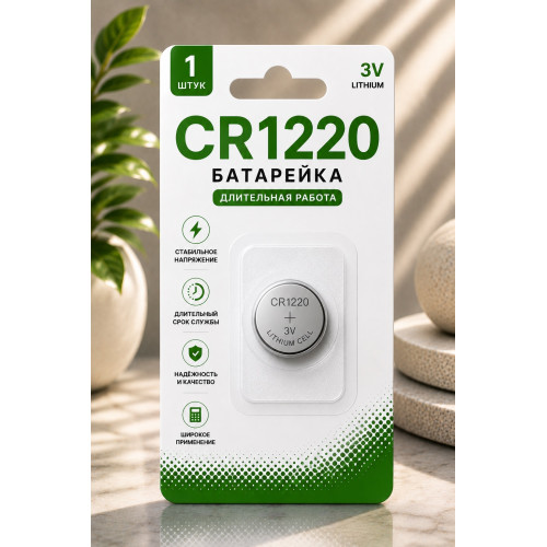 CR1220 батарейка 3в 1шт