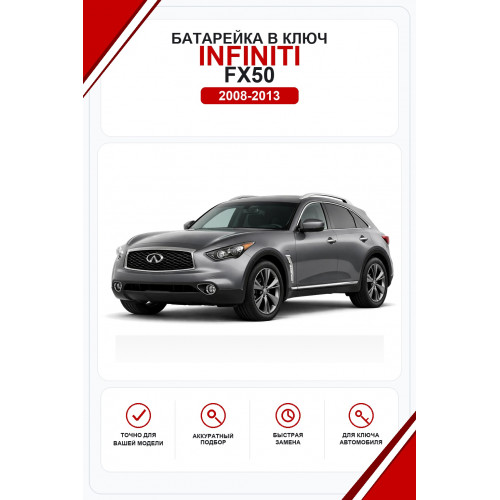 Батарейки в ключ Infiniti FX50 (Инфинити Фх50)