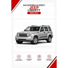 Батарейки в ключ Jeep Liberty (Джип Либерти)